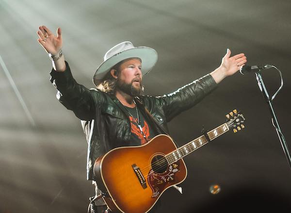 Audience at a Zach Williams concert